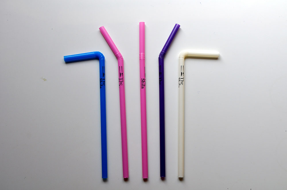 Custom Logo Plastic Straws Wholesale Private Label Plastic Straws